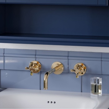 Burlington Riviera Wall-mounted Basin Mixer